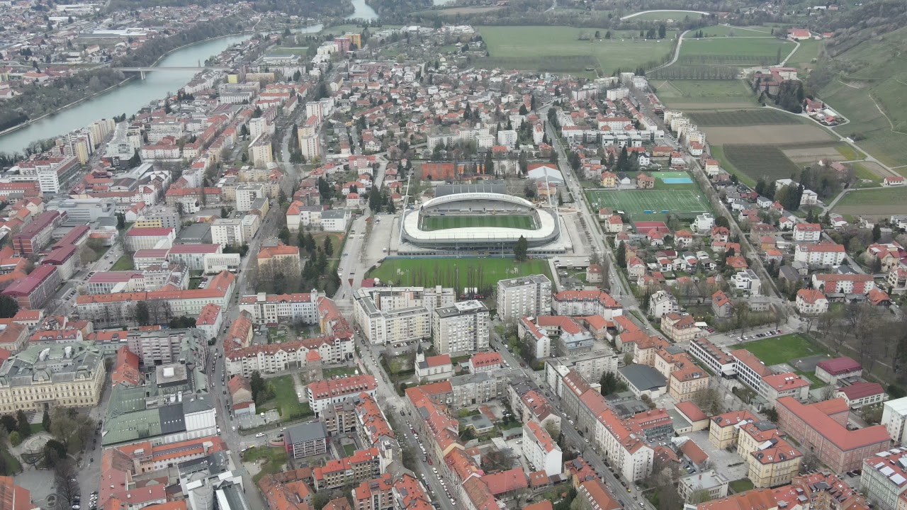 Maribor from Ljudski vrt 2021 [4K]