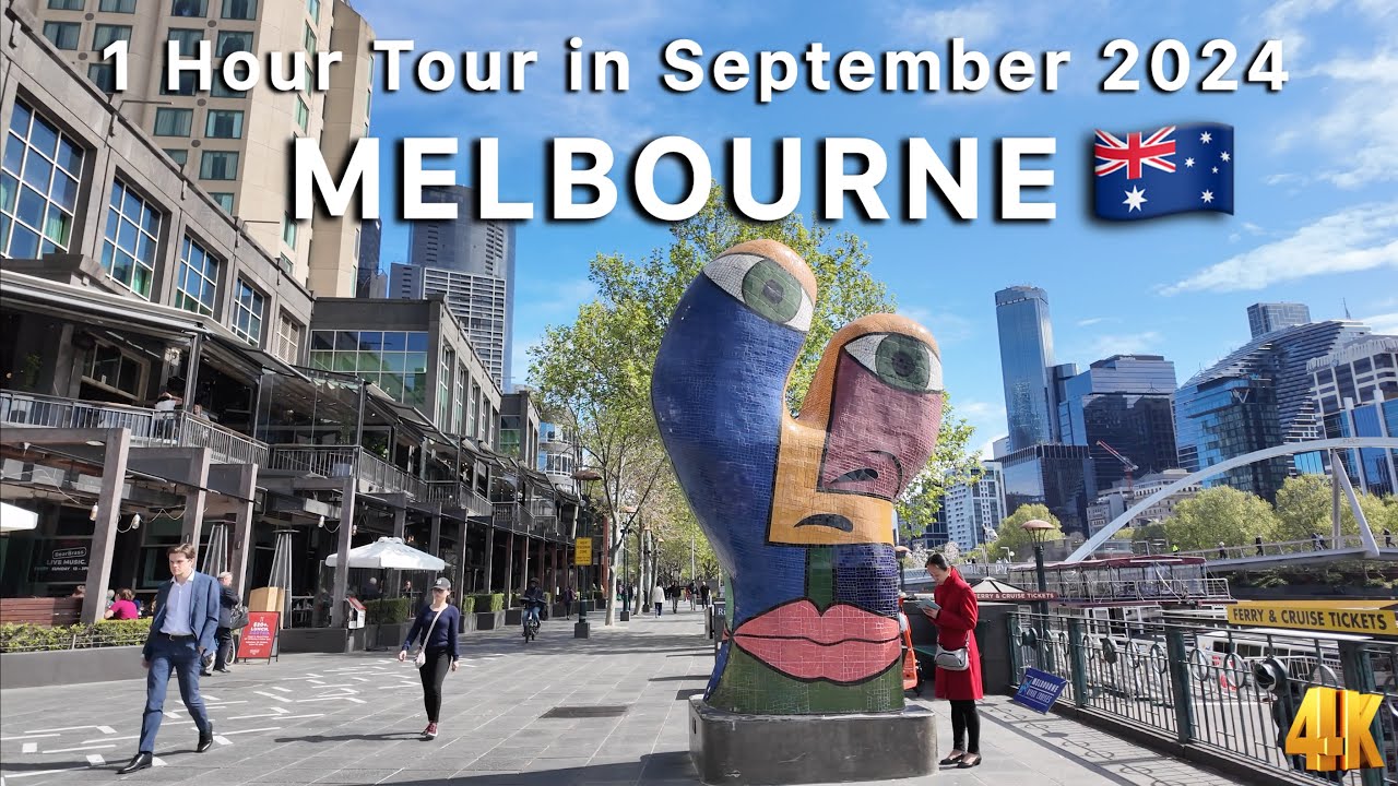 Walk Around in Melbourne Australia in September 2024 4K Video