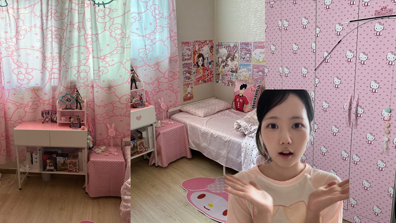 테무, 쉬인 템으로 핑크 방 꾸미기 ❤︎