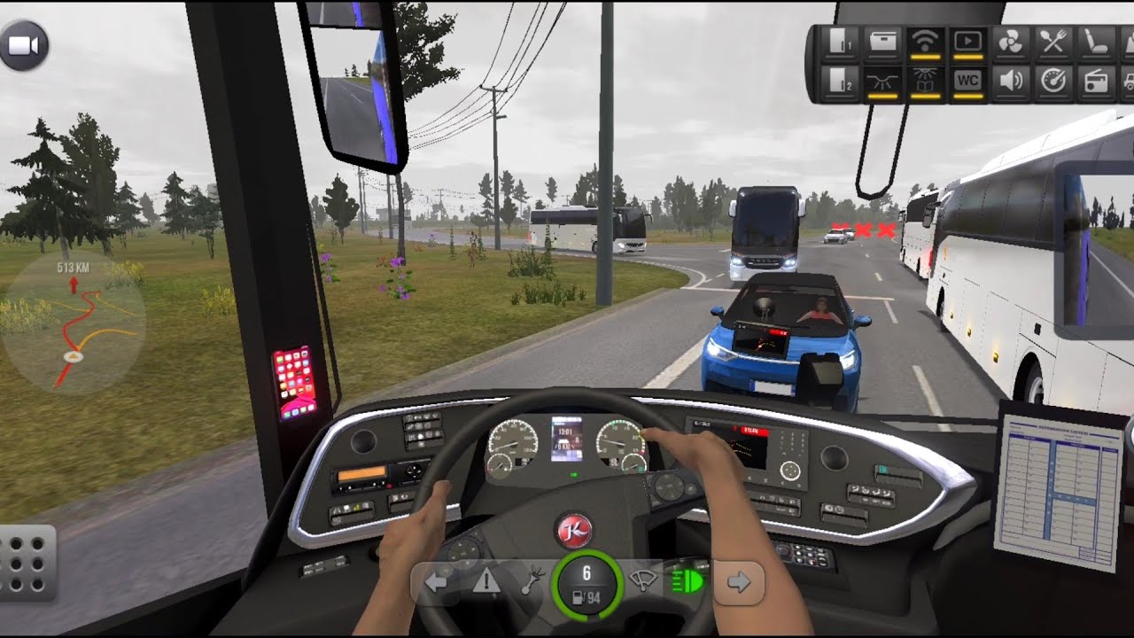 TOP CLASS S517 HDH 🍾🍷🫗 SMOOTH DRIVING BUS SIMULATOR ULTIMATE ZUUKS MOBILE GAMEPLAY AMAZING VIDEO 