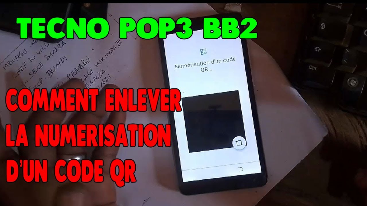 bypass tecno pop3 bb2 : comment débloquer  le code  QR  et accéder  à la configuration du  téléphone