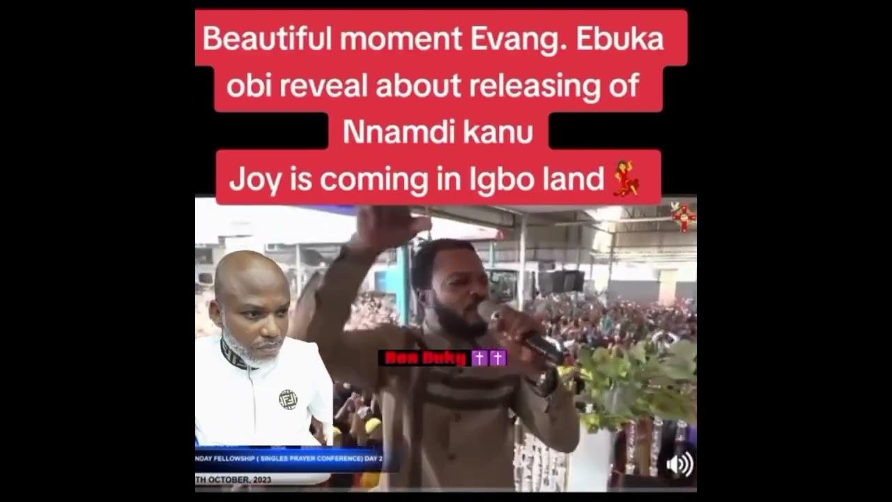 The great prophet of our time Evangelist Ebuka Obi, have prophecy about the Release...