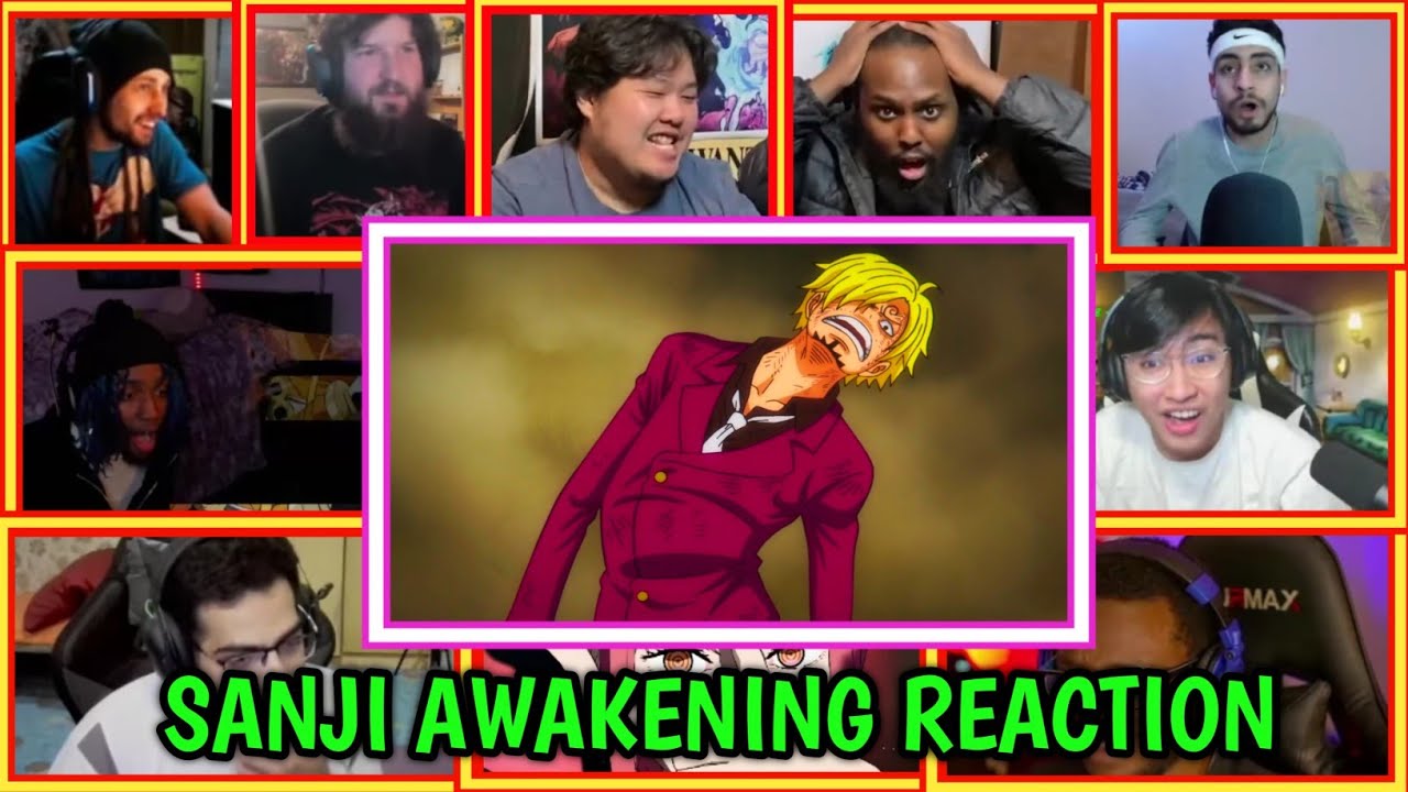 SANJI AWAKENING HIS GERMA POWER REACTION | ONE PIECE REACTION MASHUP