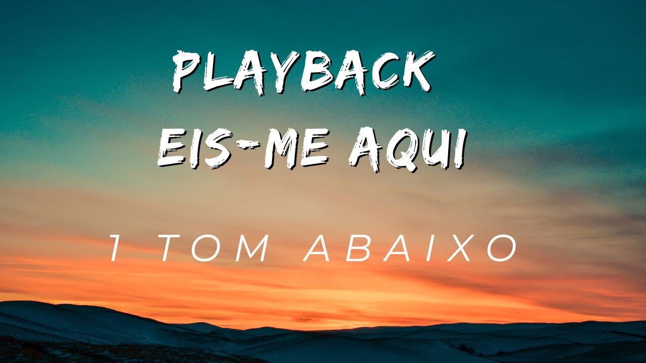 Eis-me aqui - Valesca Mayssa - 1 tom abaixo (Playback Oficial Com Letra)