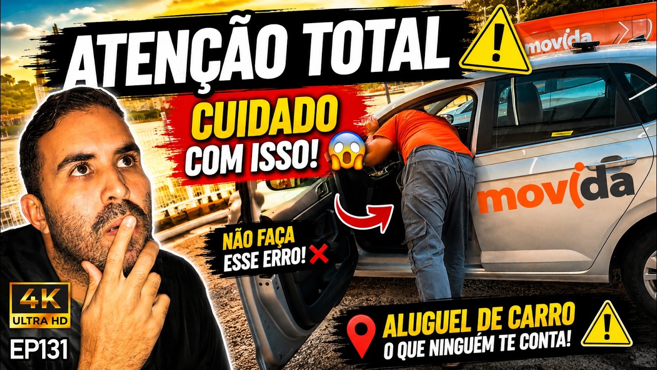 ALUGUEL DE CARROS MOVIDA RETIRADA PASSO A PASSO | Como funciona a retirada de veiculos na MOVIDA