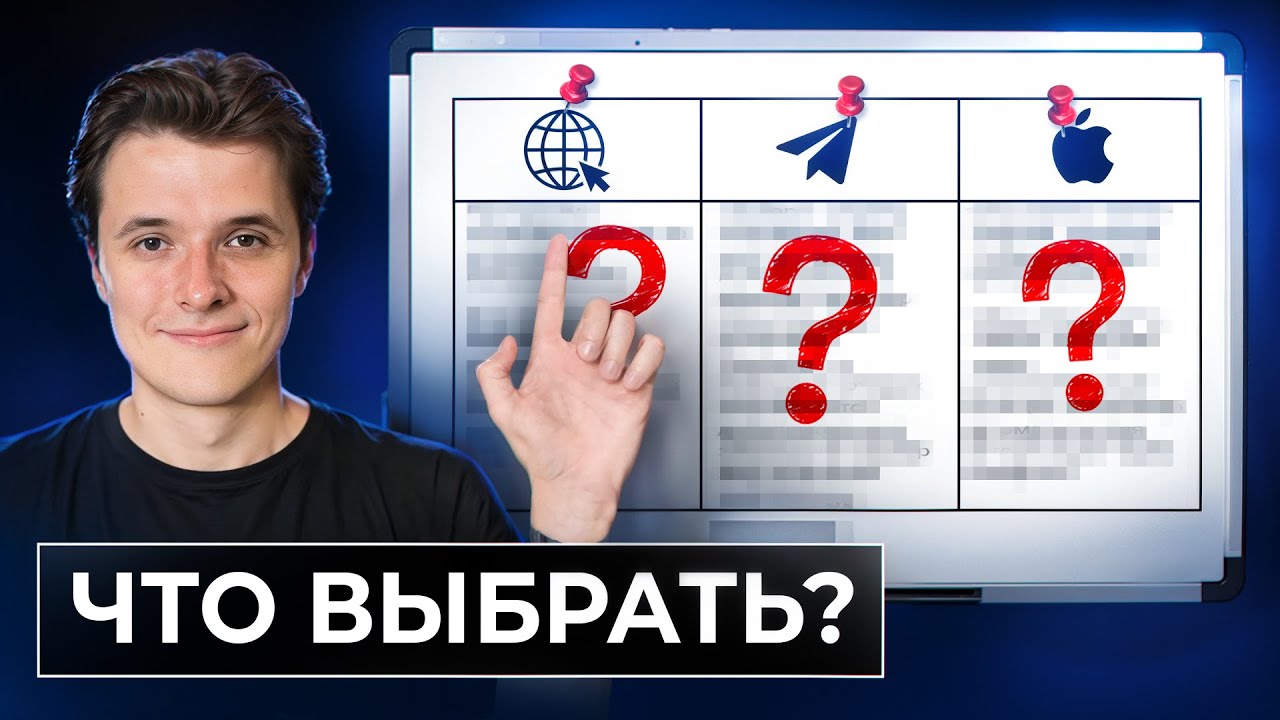 Что лучше? Сайт vs приложение vs Telegram Mini Apps