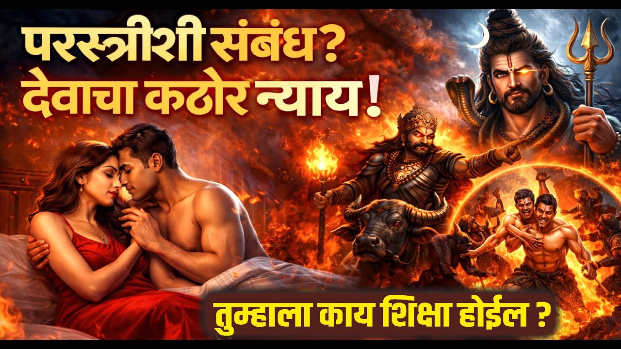 परस्त्री शी संबंध ठेवल्याने देव काय शिक्षा देतो नक्की बघा! गरुड़ पुराण | Garud puran facts, Hinduism