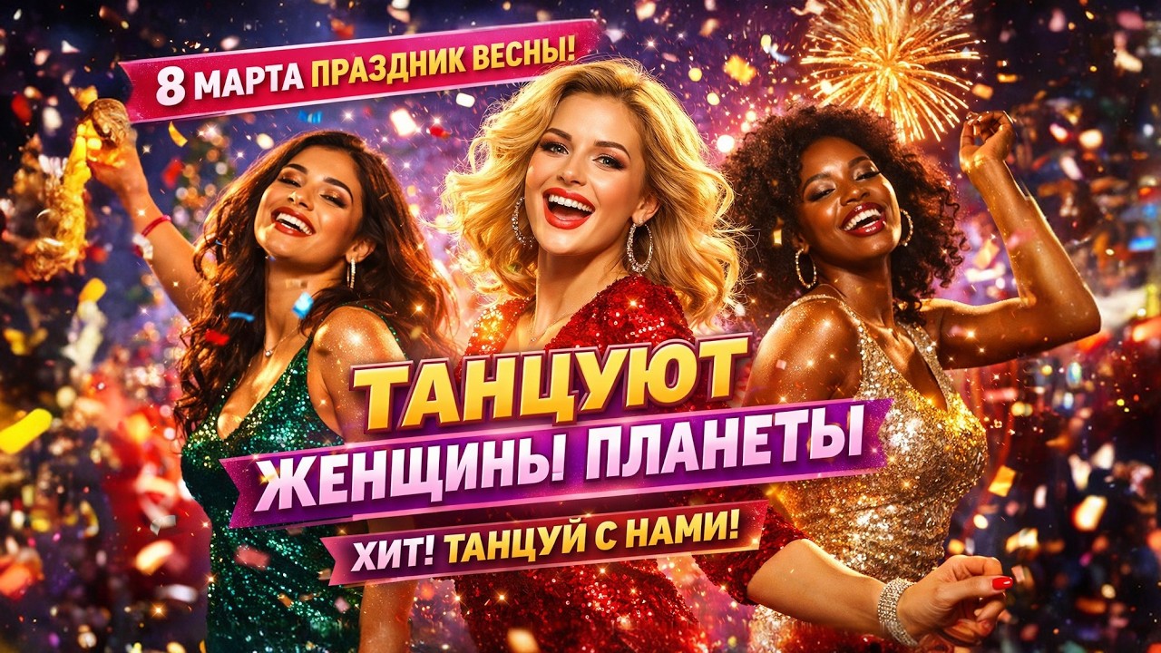 ТАНЦУЮТ ЖЕНЩИНЫ ПЛАНЕТЫ 🌸 | Праздничный ХИТ на 8 Марта | Танцевальная песня