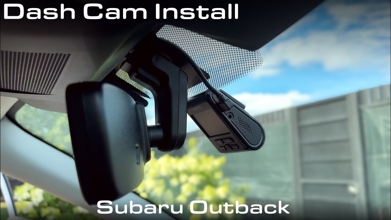 Installing a Viofo Dash Cam in a Subaru Outback with Park Mode Power Cable