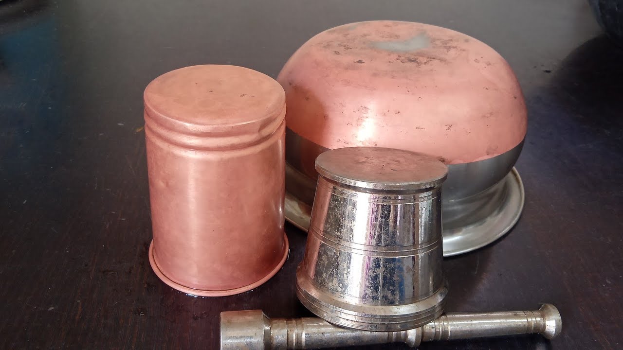 How to clean rusted stainless steel &copper vessels at home