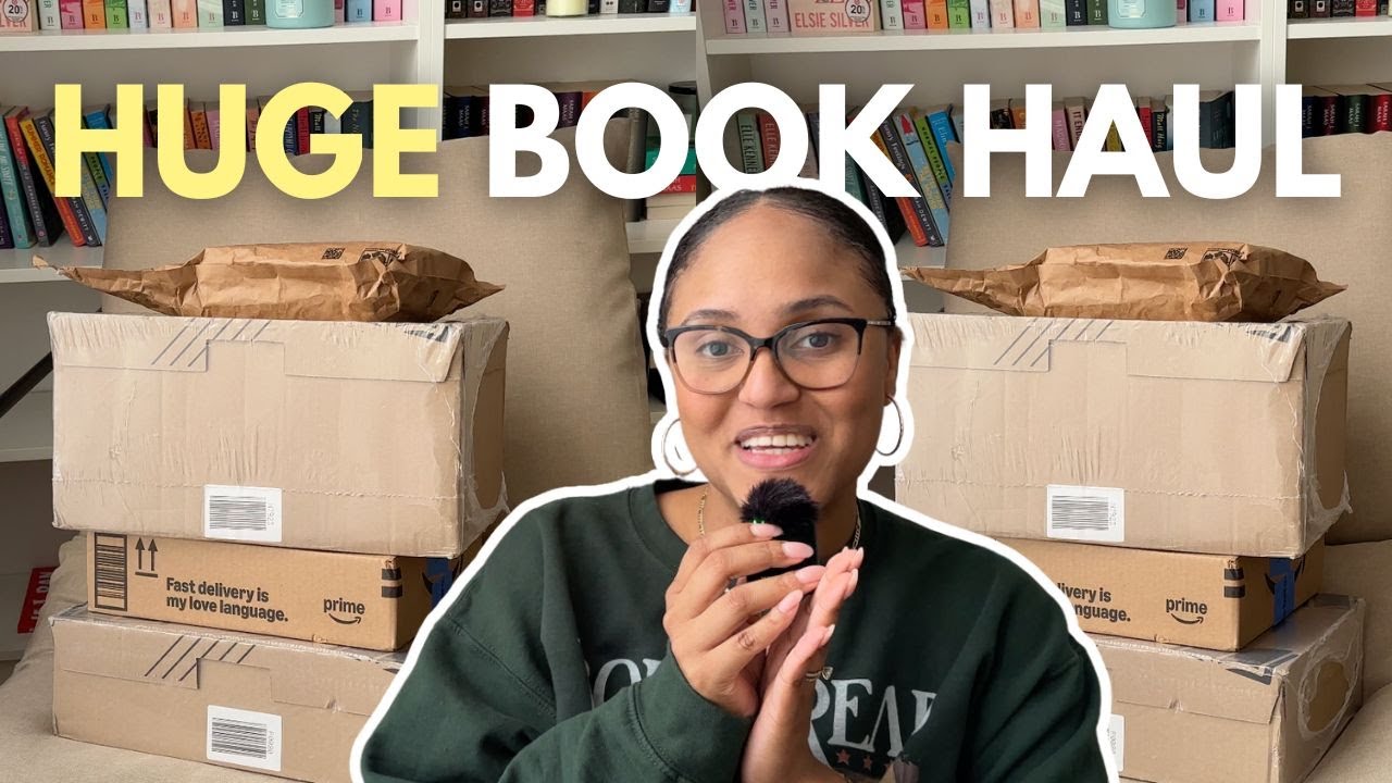 HUGE BOOK HAUL (25+ BOOKS because i have no self control) 📚💕🛍️