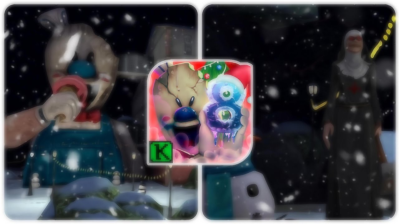 ICE SCREAM 8 NEW CHRISTMAS  UPDATE ! 🎁🎄 • NEW CHRISTMAS Intro 🎅 VS Default Intro !! 🔥