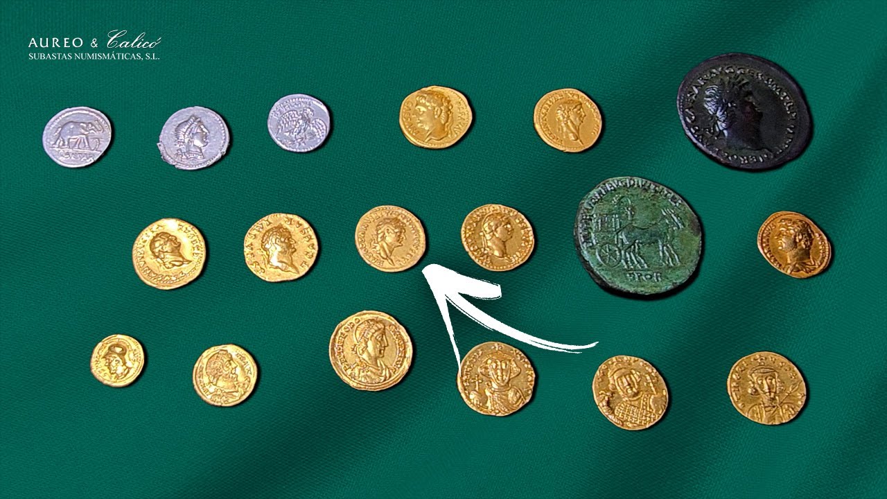 Nunca HE VISTO estas MONEDAS ROMANAS que subasta Áureo & Calicó