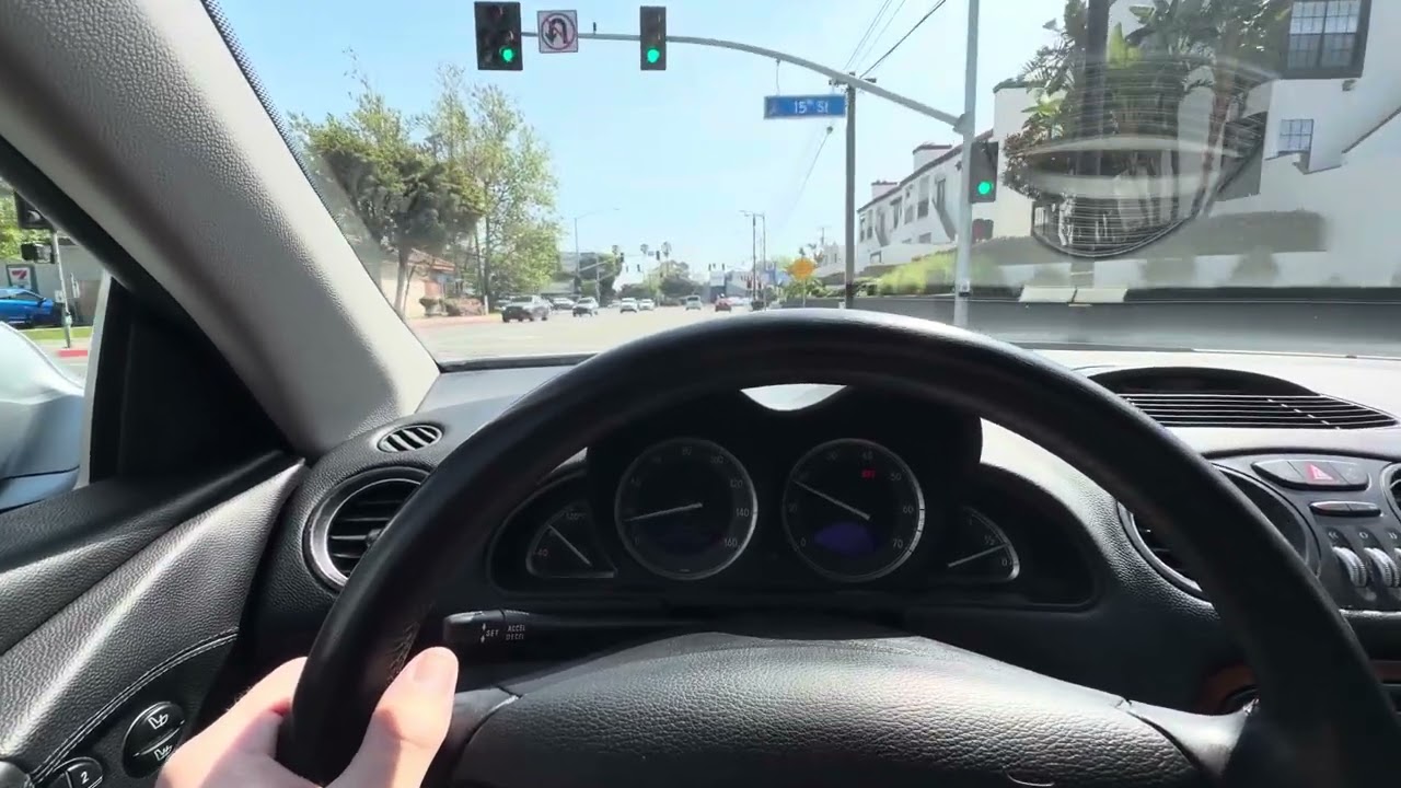 2003 Mercedes Benz SL500 Driving