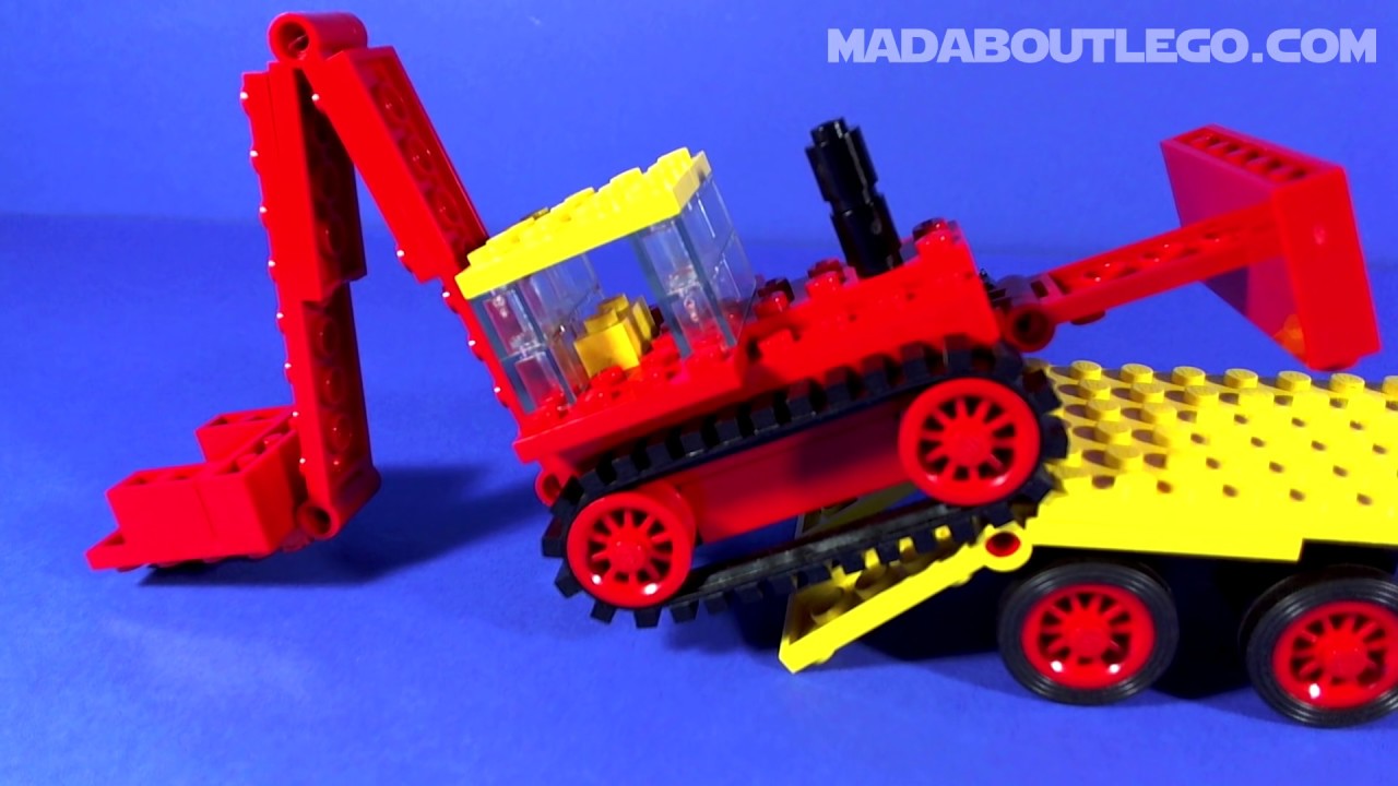 LEGO Low loader with Excavator 376