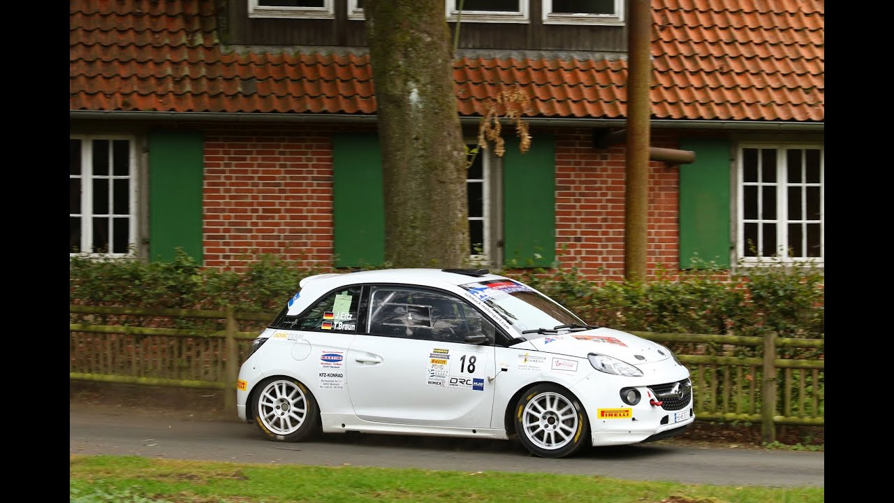 Rallye Buten Un´Binnen 2020 WP3 Onboard HJS Förderpilot Jonas Ertz/Tobias Braun Opel ADAM R2