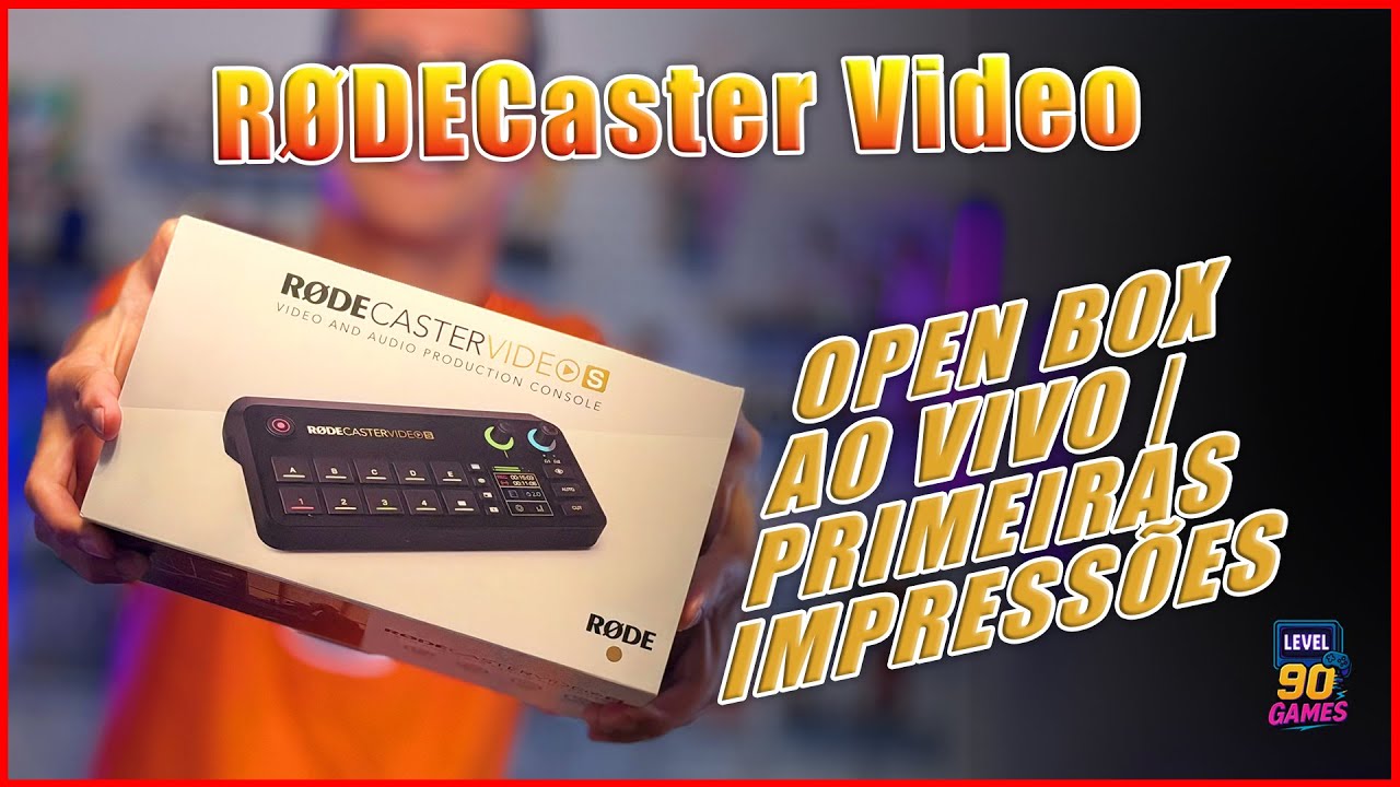 RØDECaster Video 📦 OPEN BOX AO VIVO | PRIMEIRAS IMPRESSÕES