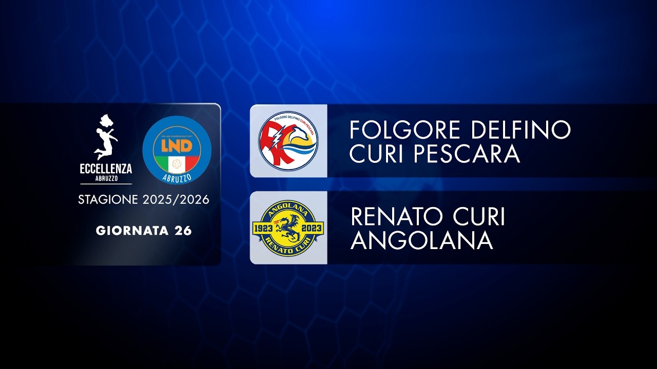 Eccellenza | 26&deg; giornata: Folgore Delfino Curi Pescara - Renato Curi Angolana (0-1)