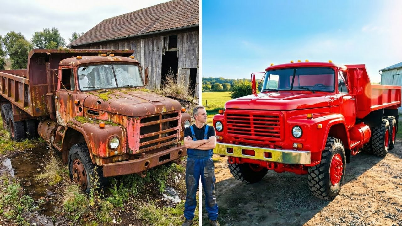 Full Restoration of a Diesel Truck Abandoned for 20 Years | ASMR & Tension