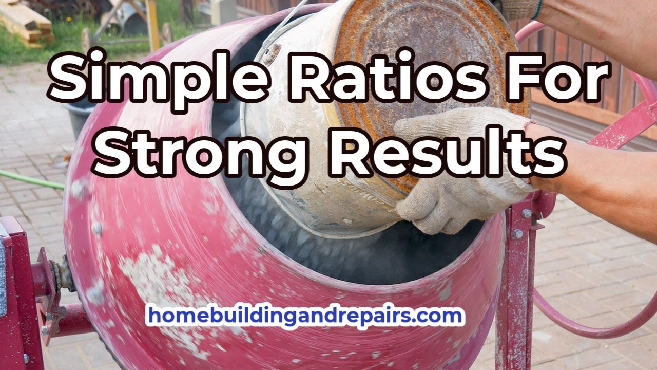 Concrete Mix Ratios You Can Use For 2,500, 3,000 And 4,000 P.S.I. Mixes