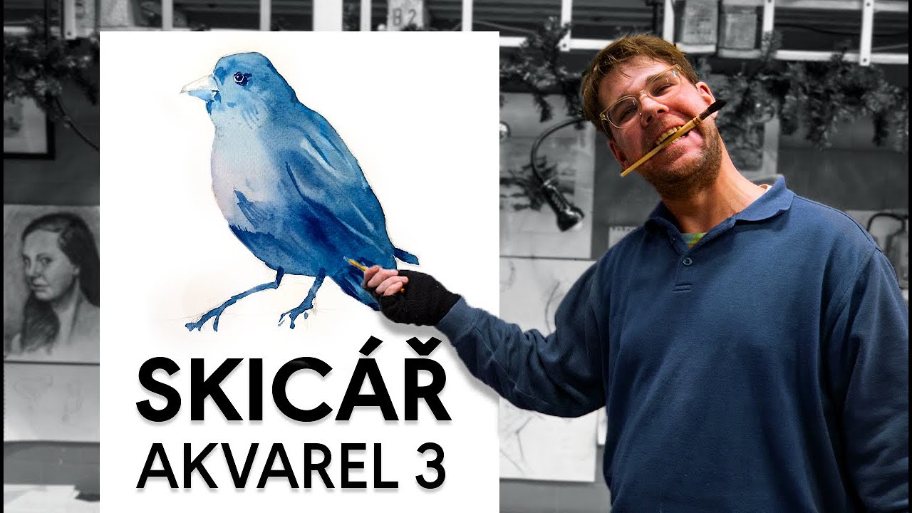 SKICÁŘ: AKVAREL 3 - Jak namalovat akvarelem....cokoliv: mokré do mokrého