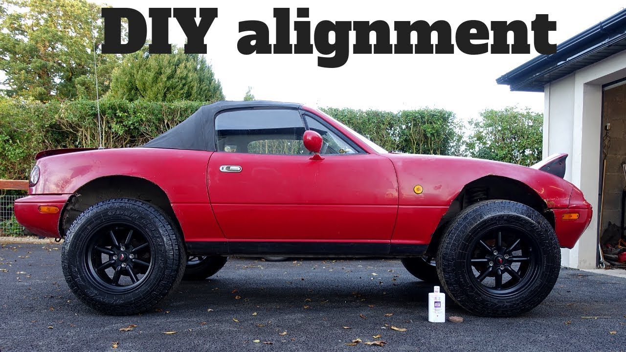 DIY Alignment On the Lifted Mx5 - Off-Roadster