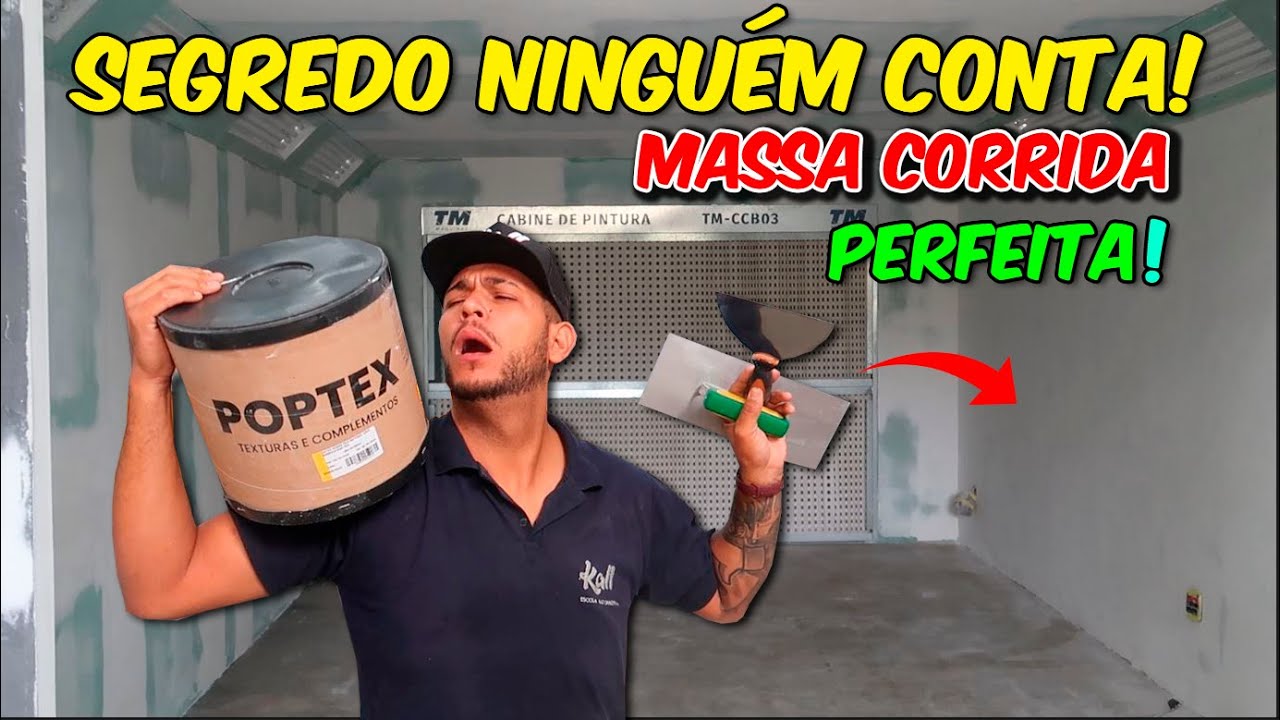 COMO APLICAR MASSA CORRIDA PERFEITA NA PAREDE - PASSO A PASSO!