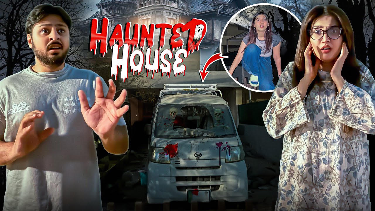 NIGHT STAY AT A HAUNTED HOUSE 🧟‍♀️🏠 | Areeb Ka Dar Sy Bura Hal Hogya 😰|Zainab Ko Chor Ker Bhag Gaye😂
