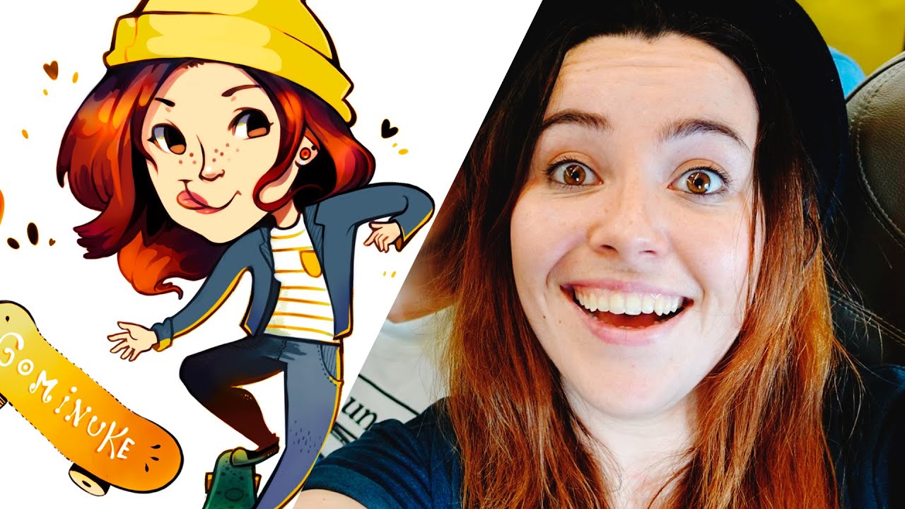 DIBUJANDO A @GOMINUKE | Happip