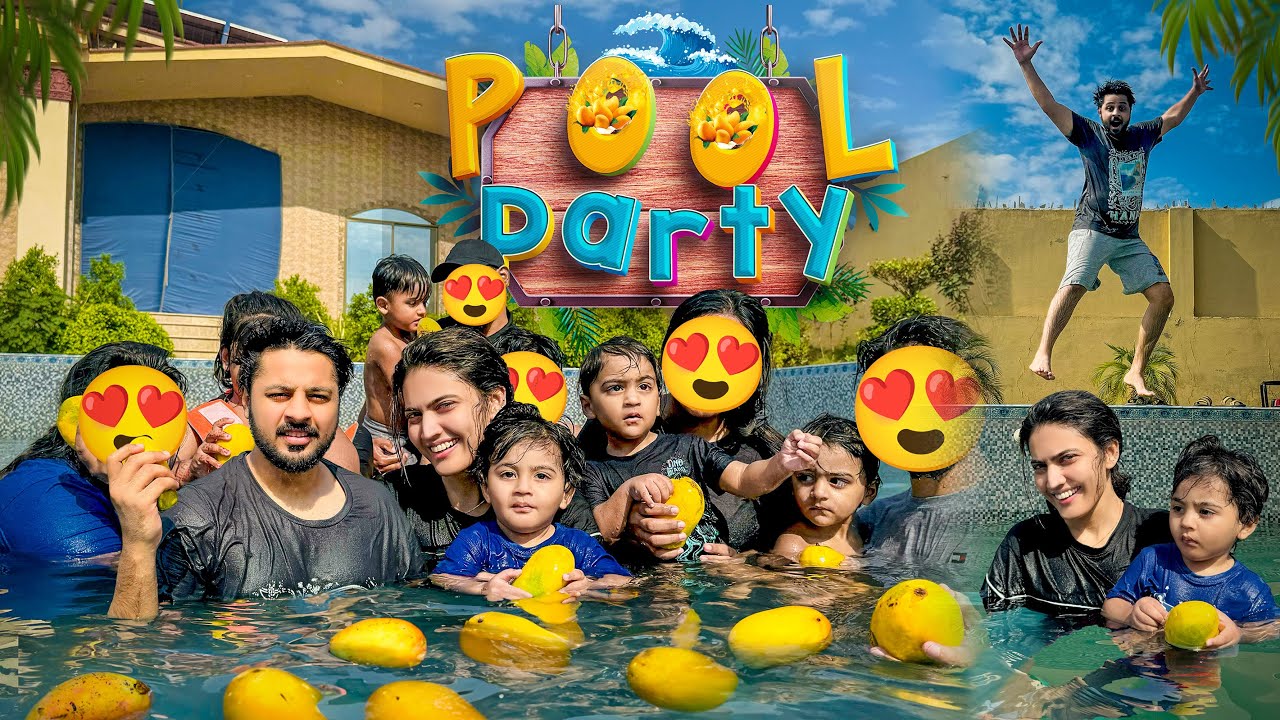 SUMMER POOL PARTY WITH FAMILY 😍 | Zohan Ki Pro Max Swimming 😂 | Bacho K Sath Bachy Ban Gaye ♥️