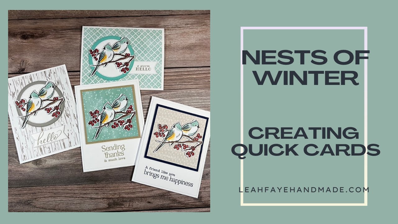 Quick Handmade Cards | NESTS OF WINTER SUITE