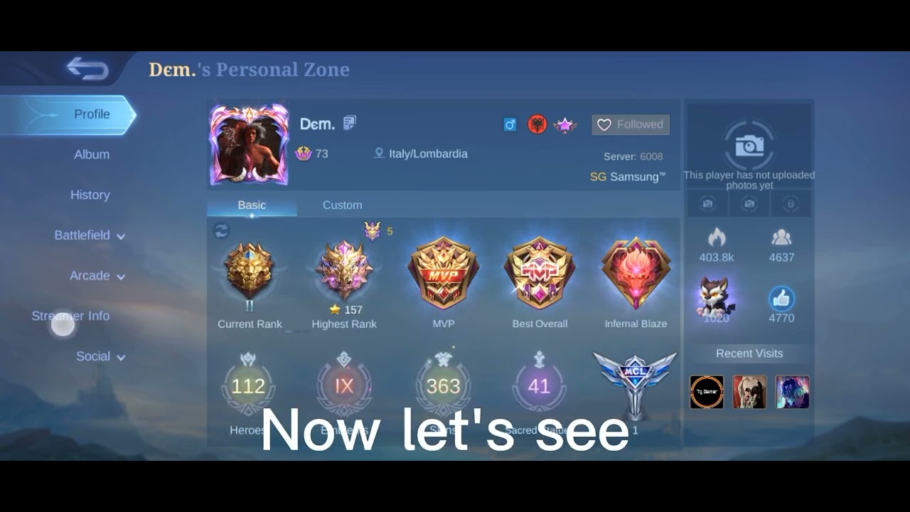 Demonal account reveal 👀