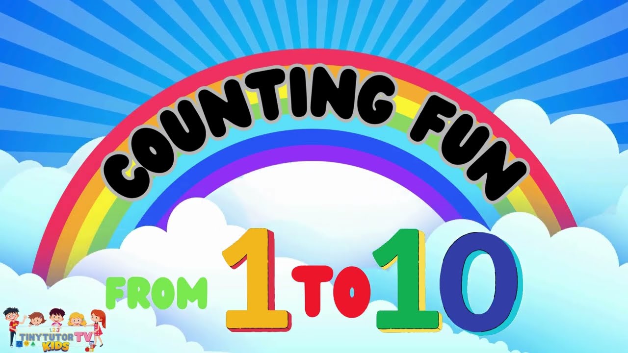 Counting Fun from 1 to 10 | Sing Along Song Nursery Rhyme