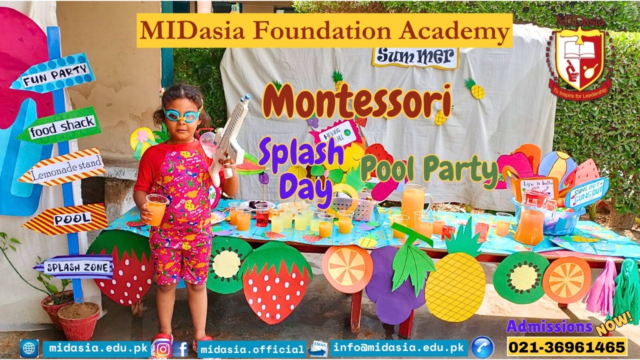 Montessori Splash Day Pool Party | MIDasia Foundation Academy | Where Your Future Begins!