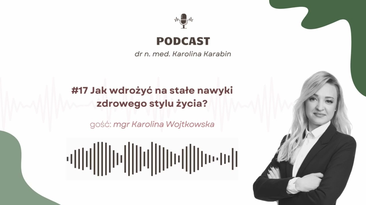 #17 Jak wdrożyć na stałe nawyki zdrowego stylu życia? mgr Karolina Wojtkowska