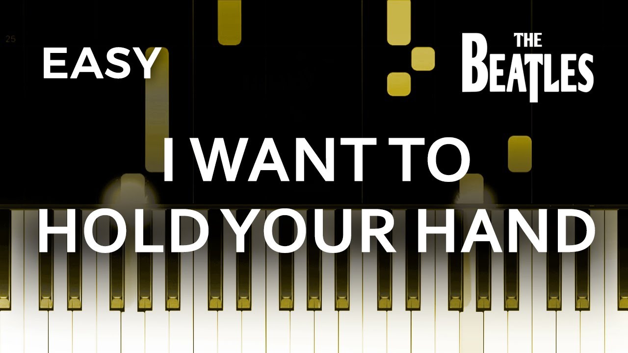 The Beatles - I Want To Hold Your Hand - EASY Piano TUTORIAL by Piano Fun Play