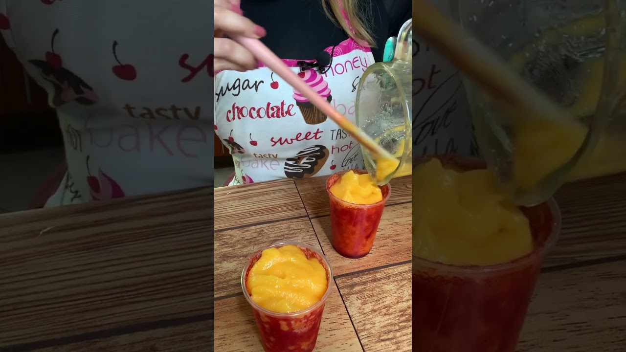 Chamoyadas de mango con chilito y chamoy 😋