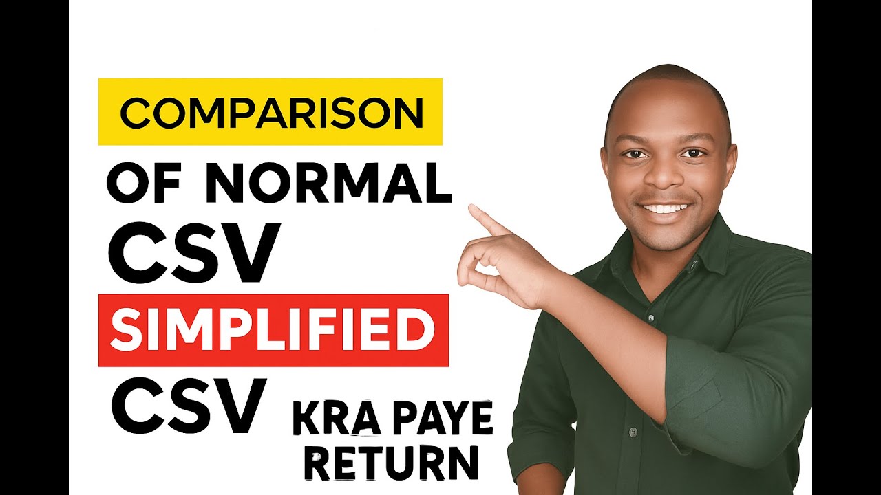 ЛУЧШИЙ ВАРИАНТ ВОЗВРАТА PAYE KRA: Обычный CSV или упрощённый CSV? Давайте решим! Сейчас