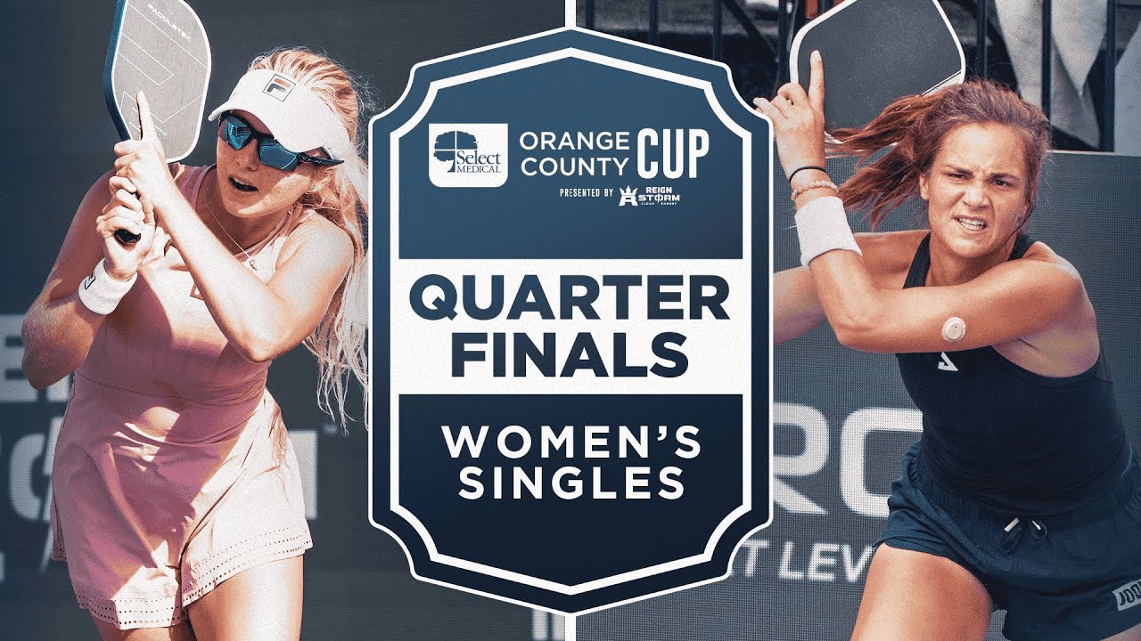 Anna Leigh Waters v Lea Jansen at the Select Medical Orange County Cup
