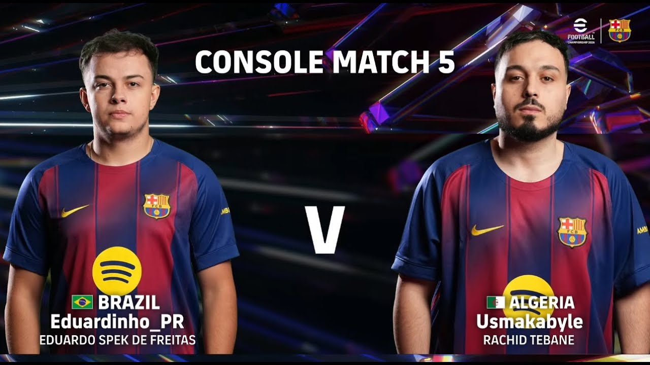 EDUARDINHO_PR Vs USMAKABYLE | BARCELONA CONSOLE FINALS | eFootball2026