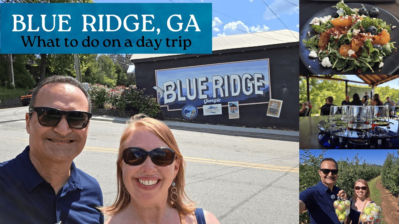 Fall Day Trip to Blue Ridge, GA - Visiting an Apple Orchard, Winery, & Restaurants #blueridge