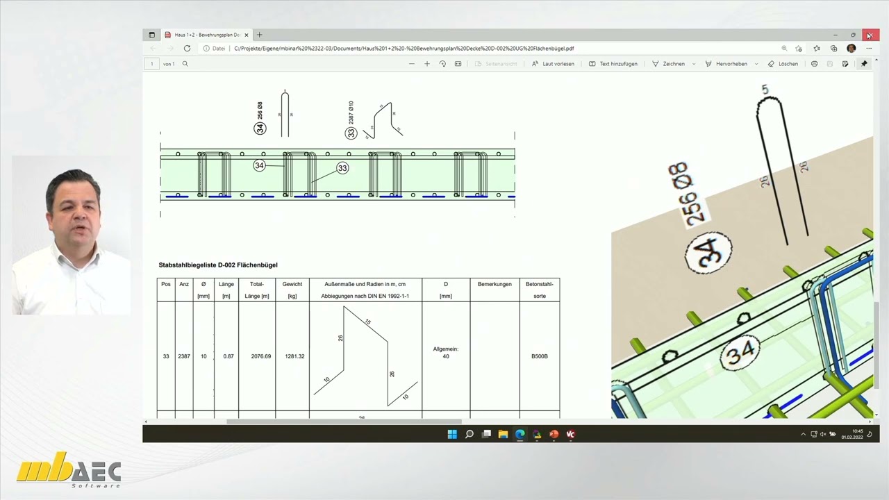 mbinar #22-03 - BauStatik: Skizzen und Pläne für das Statik-Dokument (Level A)