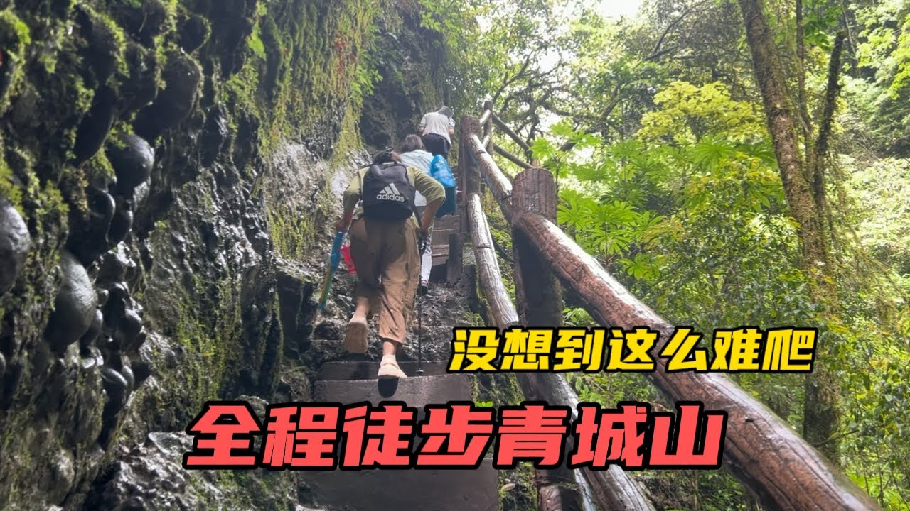 全程徒步青城後山，沒想到這麽難爬，來看看你們真正登頂過沒！