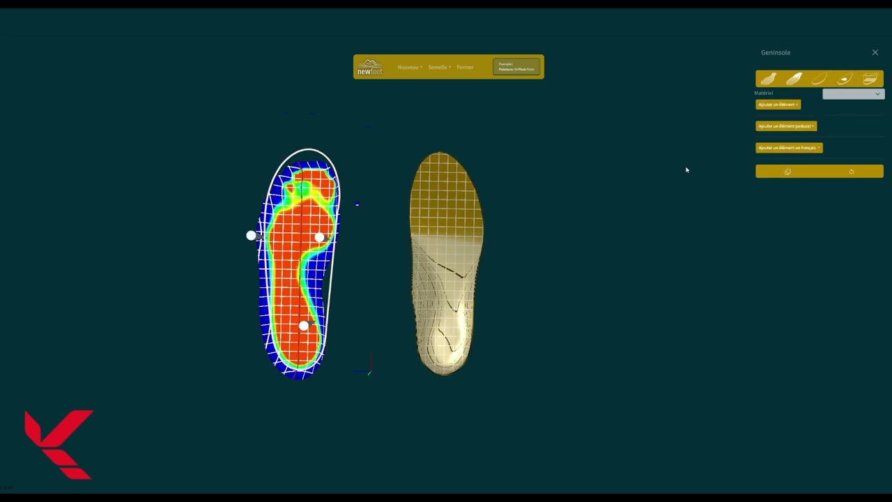 Newfeet 3D  DualPro – Conception d’une semelle orthopédique pour métatarsalgie.
