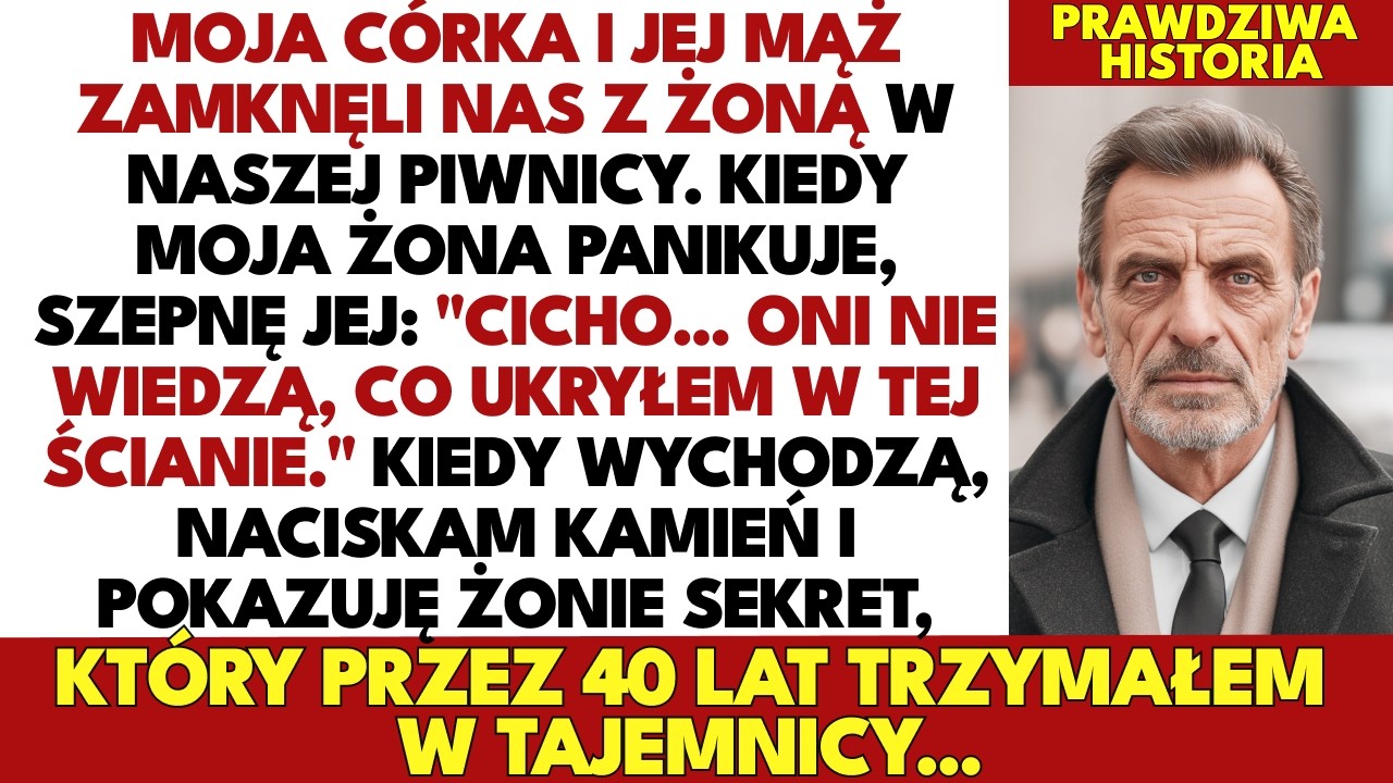 Moja Córka I Jej Mąż Zamknęli Nas W Piwnicy. Ale Ja Skrywałem Coś Przez 40 Lat