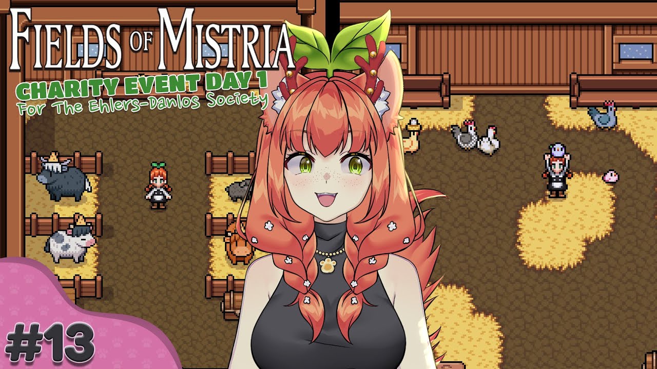 【VOD】HATS, bamboozled, pizza and the ABO-test | 13 | Fields of Mistria | Charity Event Day 1