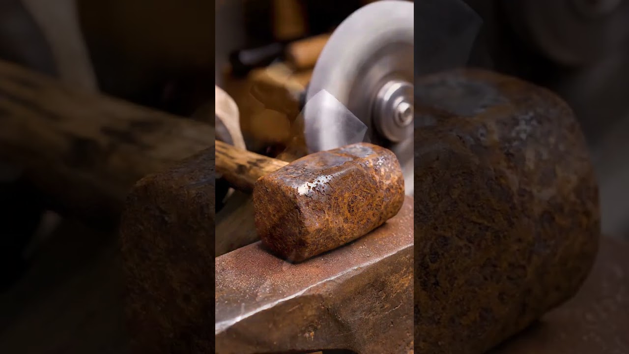Restore old iron materials to reuse 