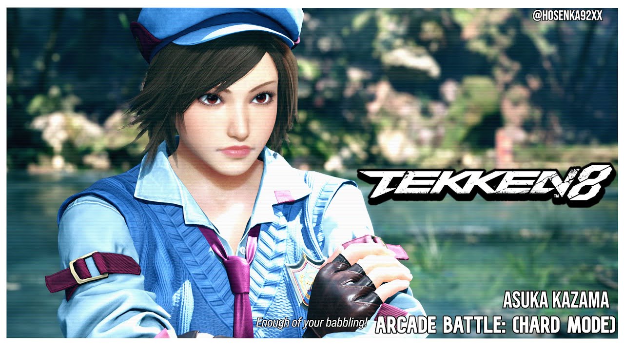 TEKKEN 8-Asuka Kazama ARCADE BATTLE (HARD MODE) (No Commentary)