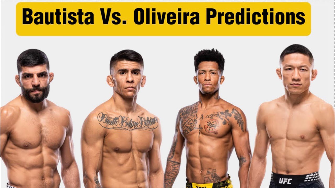 UFC Fight Night : Bautista Vs. Oliveira | FULL CARD Predictions/Fight Breakdowns 