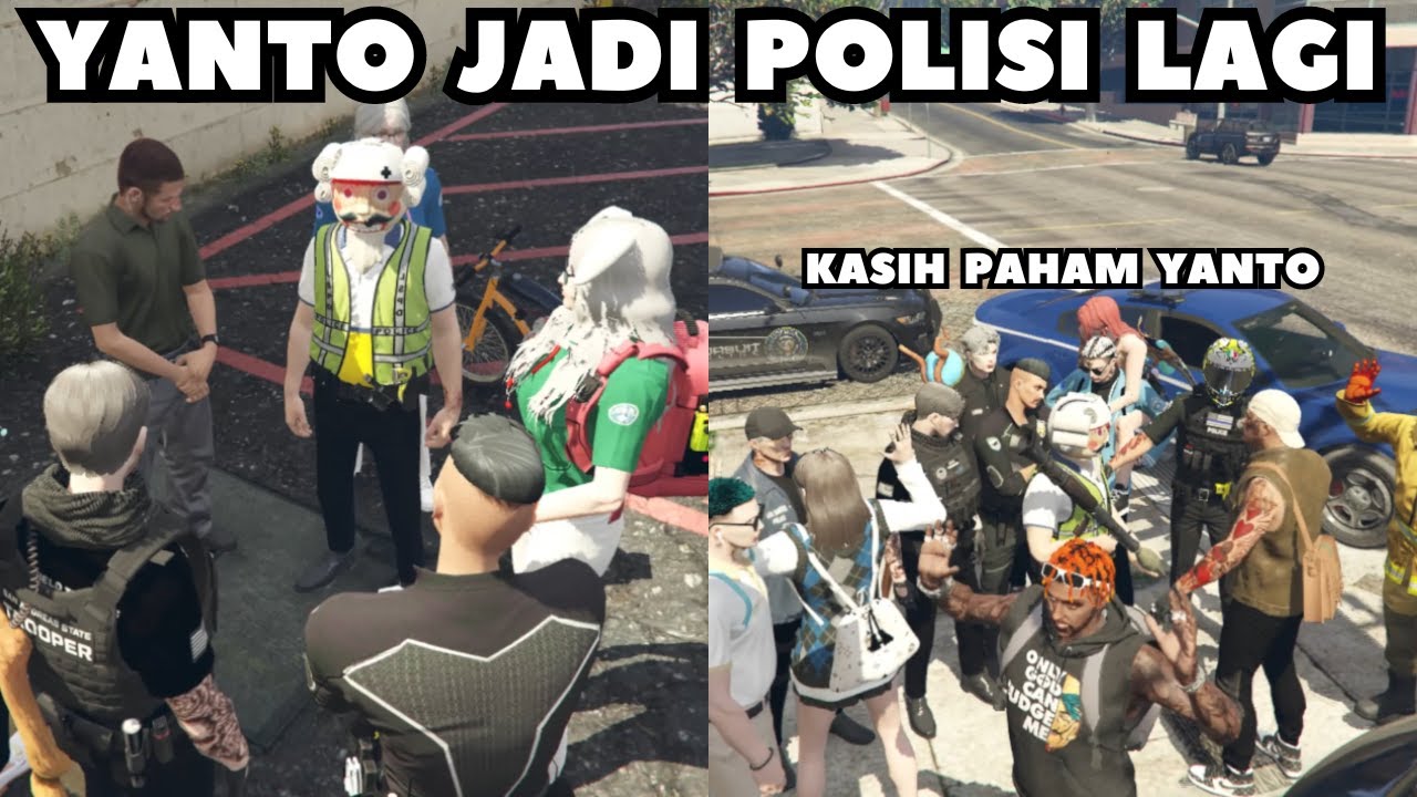 YANTO JADI POLISI PENERTIB PARKIR...!!! - GTA V ROLEPLAY
